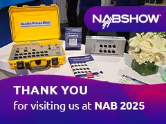 Thank you for visiting us at NAB 2025